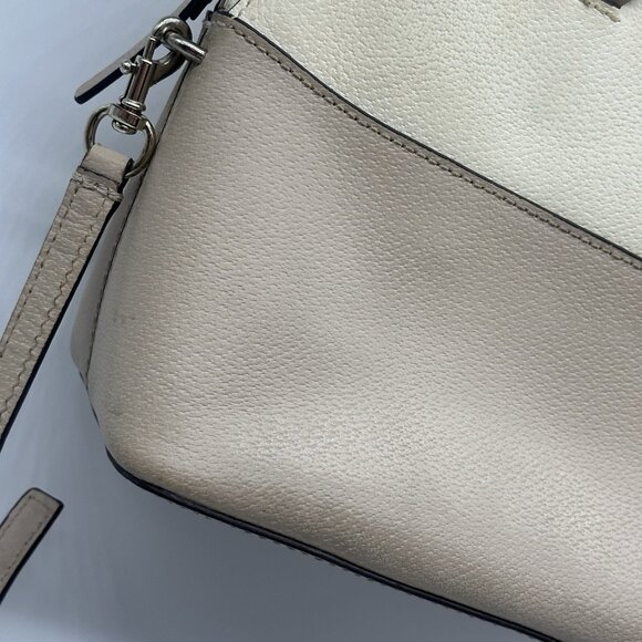 Kate Spade Grove Street Carli Leather Satchel Bag w/Jackson Wristlet Wallet FLAW - Picture 7 of 16